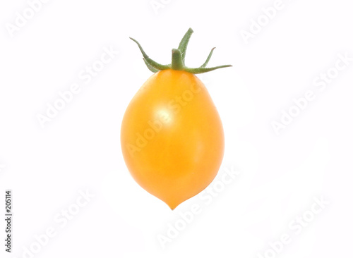 small yellow tomato photo