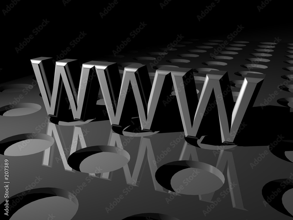 Obraz na plátně world wide web