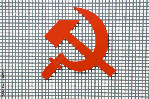 Billede på lærred red communism sign