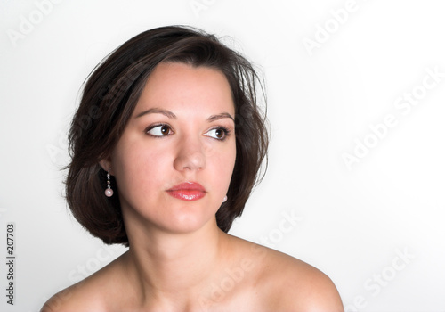portrait of an attractive young woman