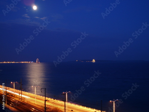 cannes bord de mer nuit