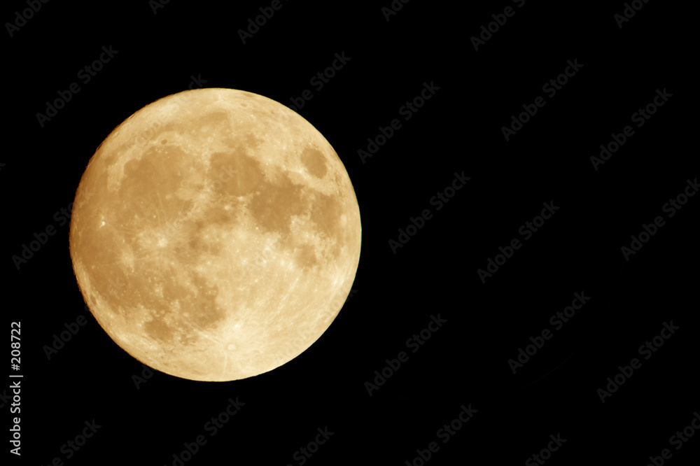 Obraz premium pomarańczowy księżyc