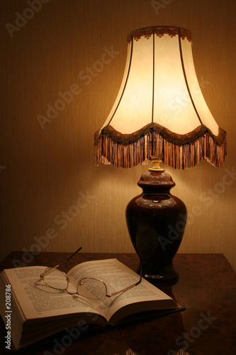 lamp & book
