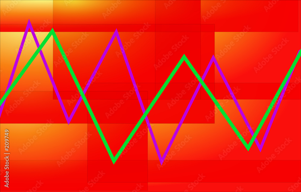 Obraz na plátně graph 50