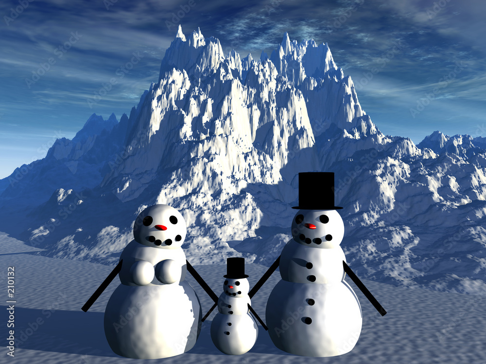 Obraz premium snowman 17