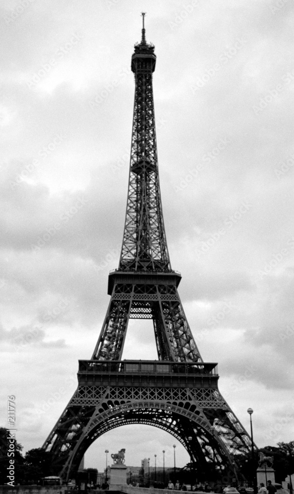 eiffel tower in paris, france