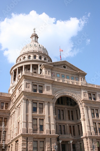 state capitol building in downtown austin, texas photo