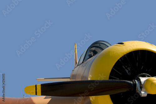 vintage plane, isolated