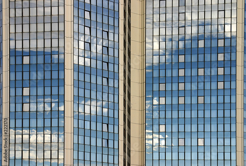 detail of a modern office building