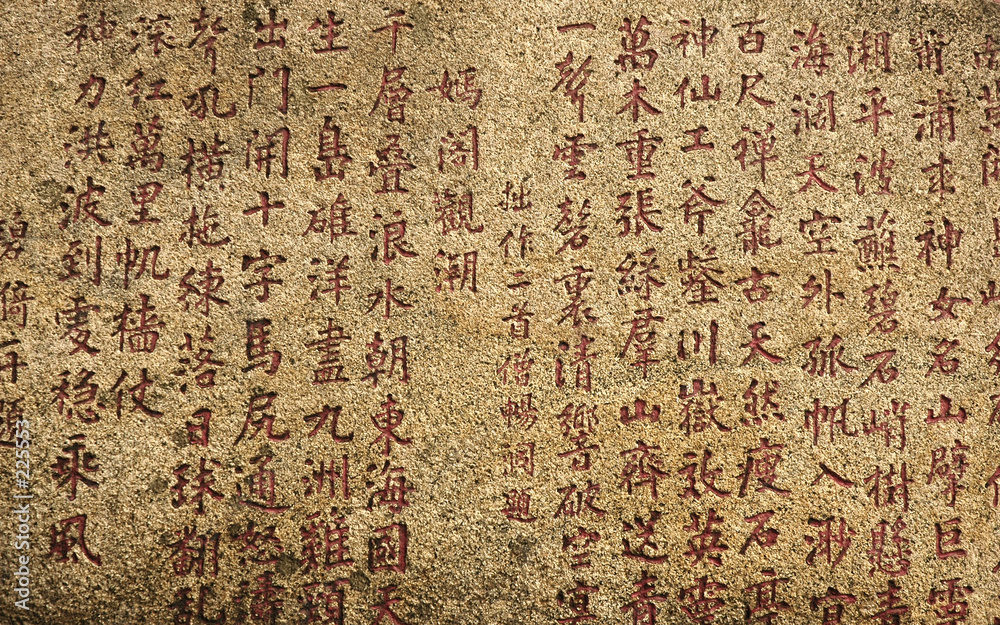 china, malacca: chinese characters china, malacca: chinese characters