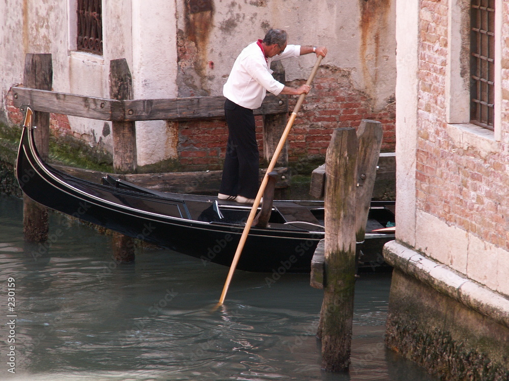 Slika na platnu gondolier