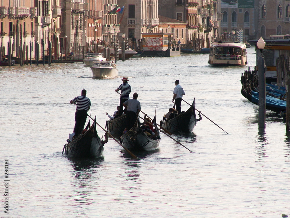 Fotografie four gondoliers