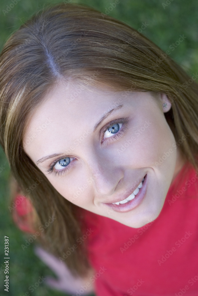 smiling girl smiling girl