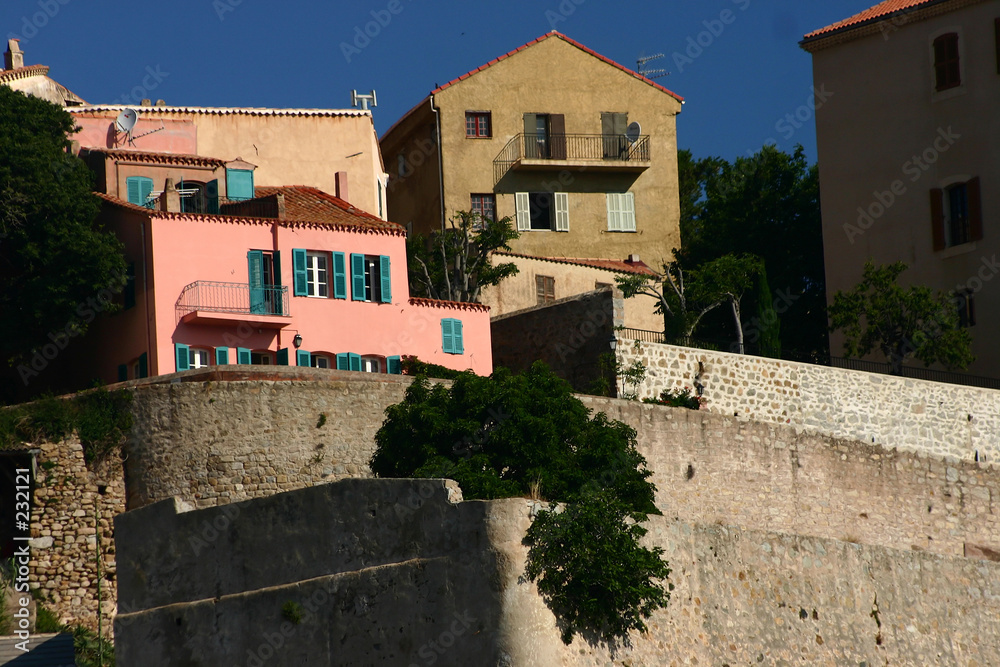 corsican houses and buildings