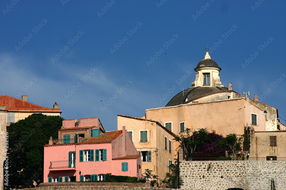 corsican houses and buildings