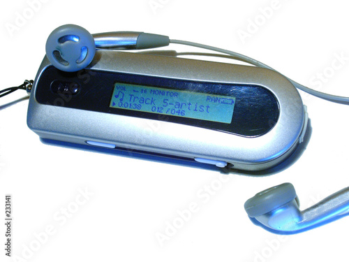 Obraz na płótnie mp3 player