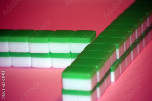 Fototapeta Naklejka Na Ścianę i Meble -  mahjong tiles