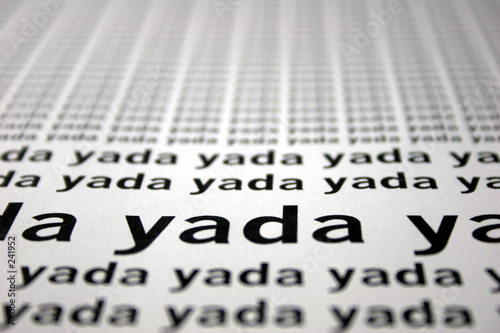 yada yada yada
