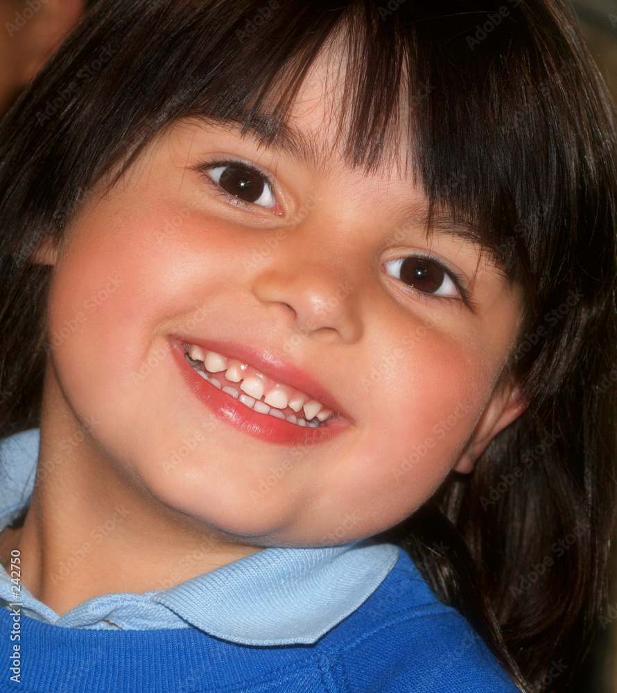 smiling little girl smiling little girl