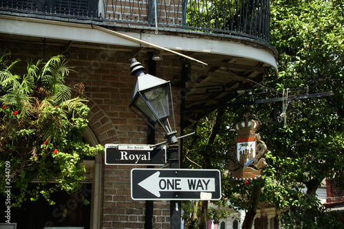 royal street sign in new orleans photo