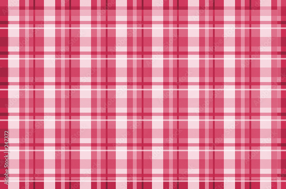 red plaid
