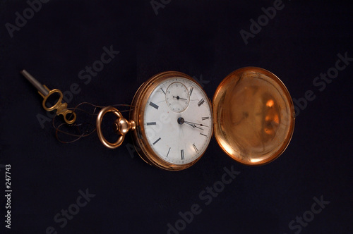 antique gold pocket watch