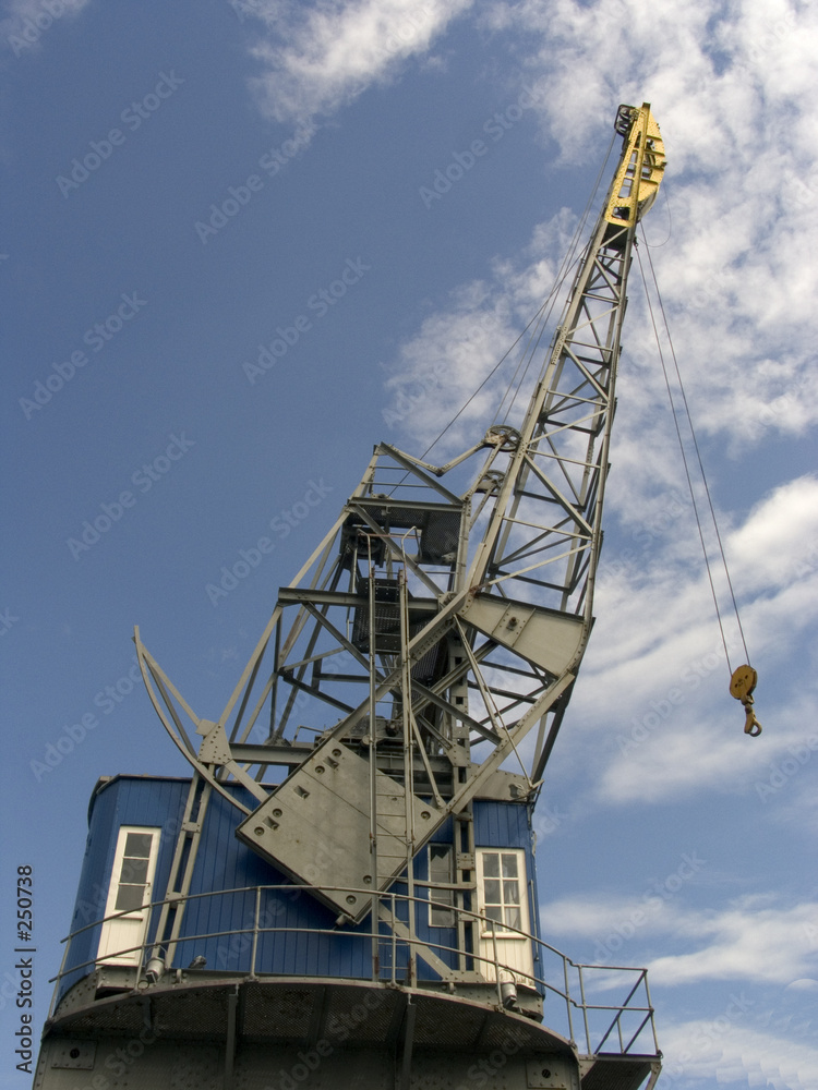 Naklejka premium historic crane 1