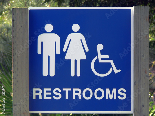 bathroom sign