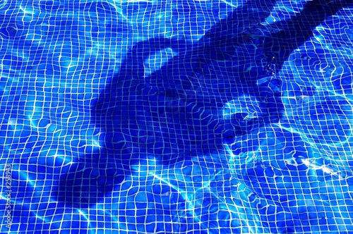shadow in swimming pool