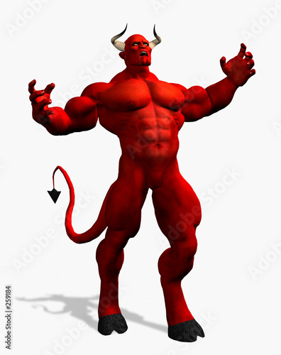 Fotografie angry devil