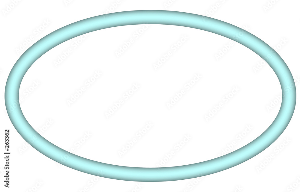 aqua oval