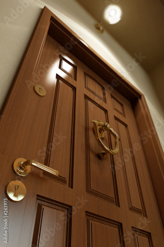 the door