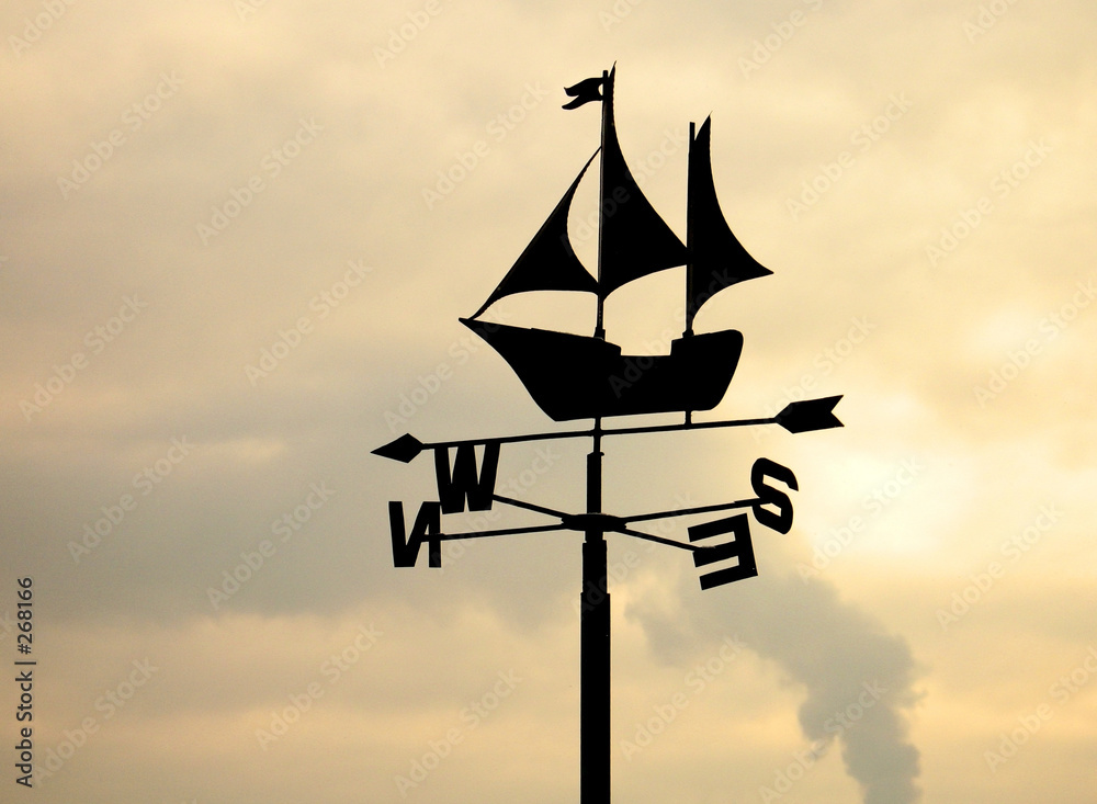 Картината върху платно weather vane