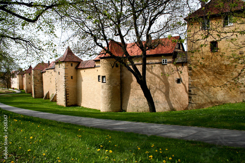 festungsmauer in weißenburg photo