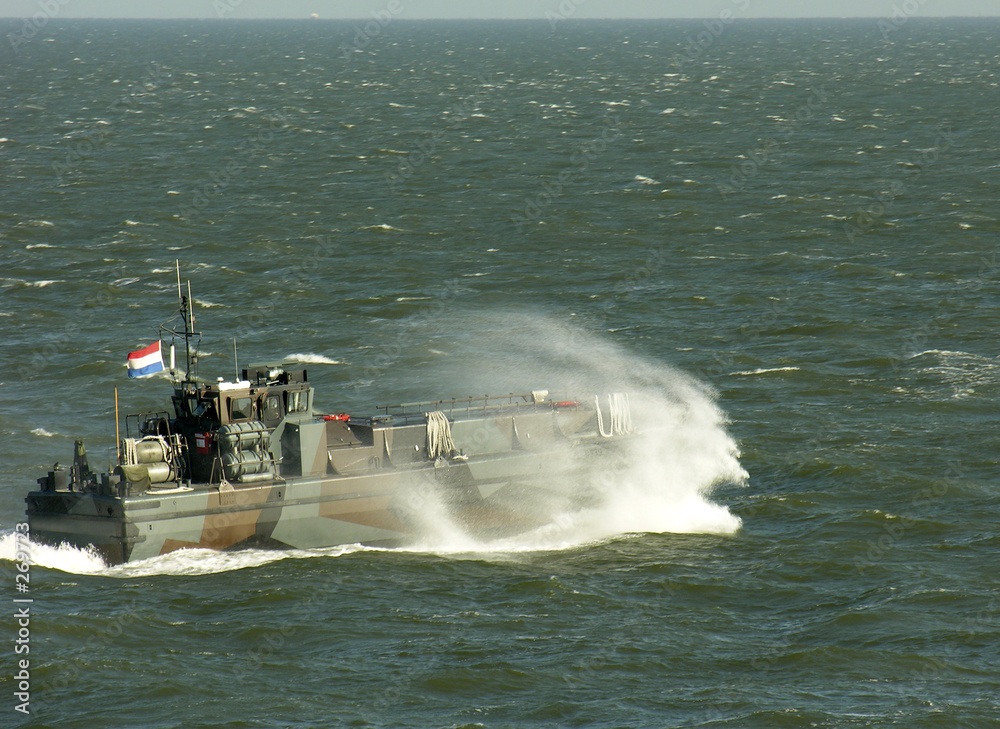 Fototapeta premium navy boat