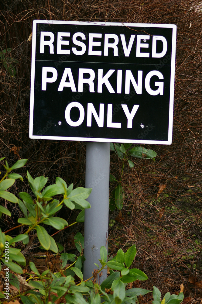 parking sign 15