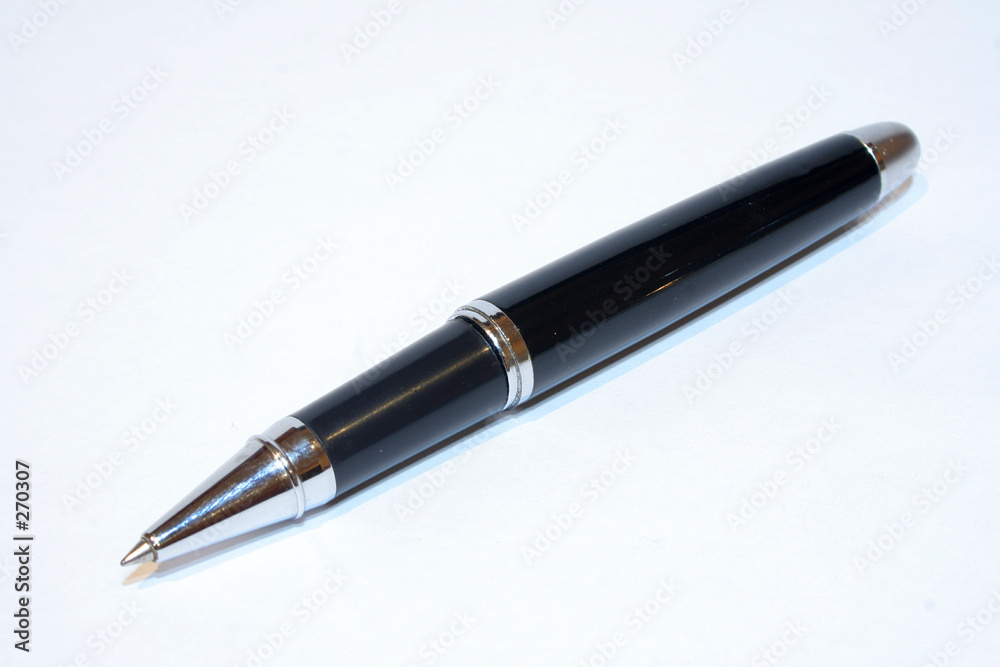 black pen on white black pen on white
