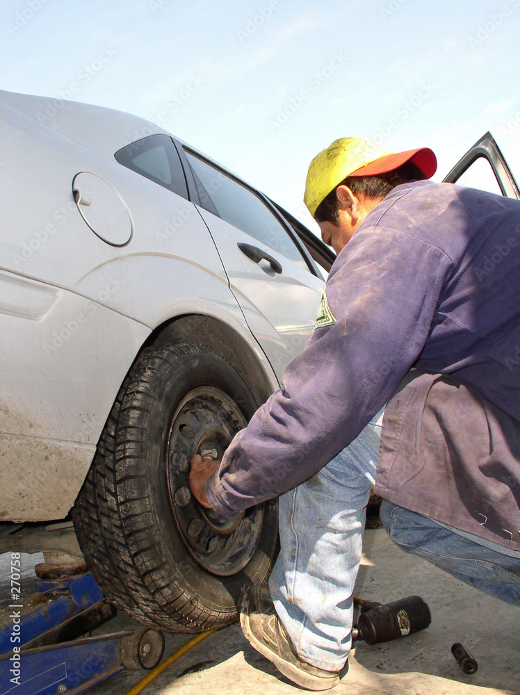 changing tires changing tires