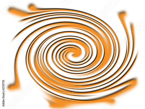 orange twirl