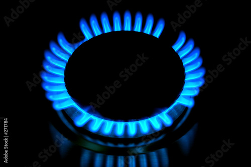 feu gaz bleu