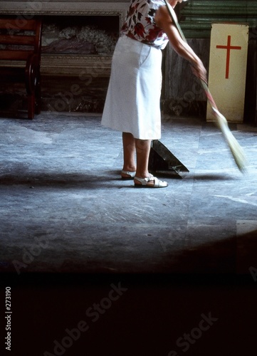 cleaning lady