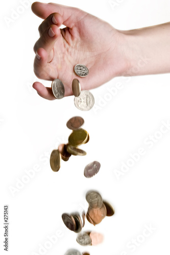 falling money photo