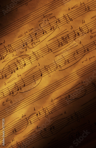 handwritten sheet music (vertical)