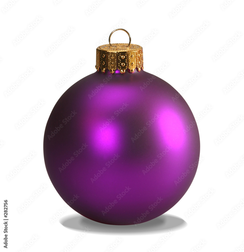 purple ornament with clipping path purple ornament with clipping path