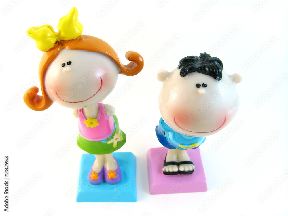 Fototapeta premium kids. boy anf girl
