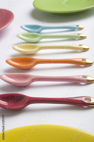 coloured spoons parade