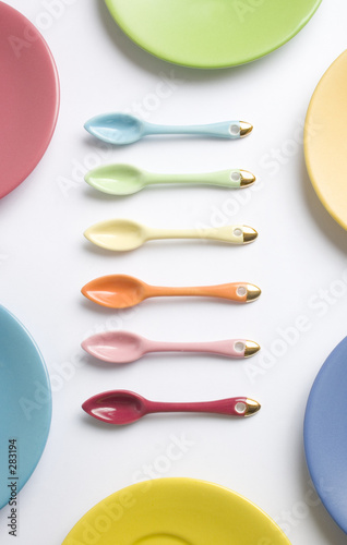 coloured spoons parade