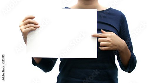 blank sign