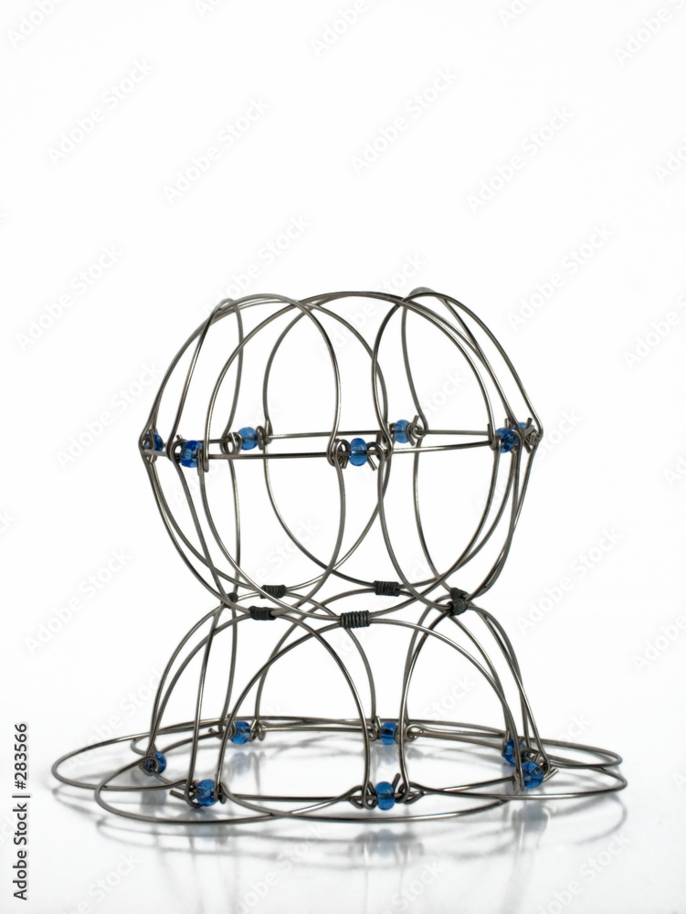 abstract wire circle abstract wire circle