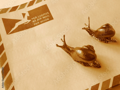 air mail or snail mail?